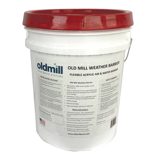 Old Mill Weather Barrier - Water & Air Barrier (5 Gal) -