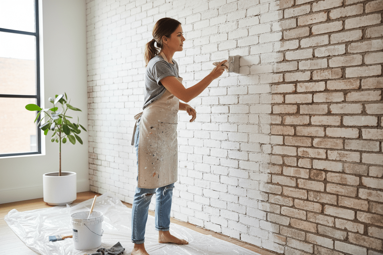 White Brick: Paint, Whitewash, or Limewash? - Old Mill Building Products