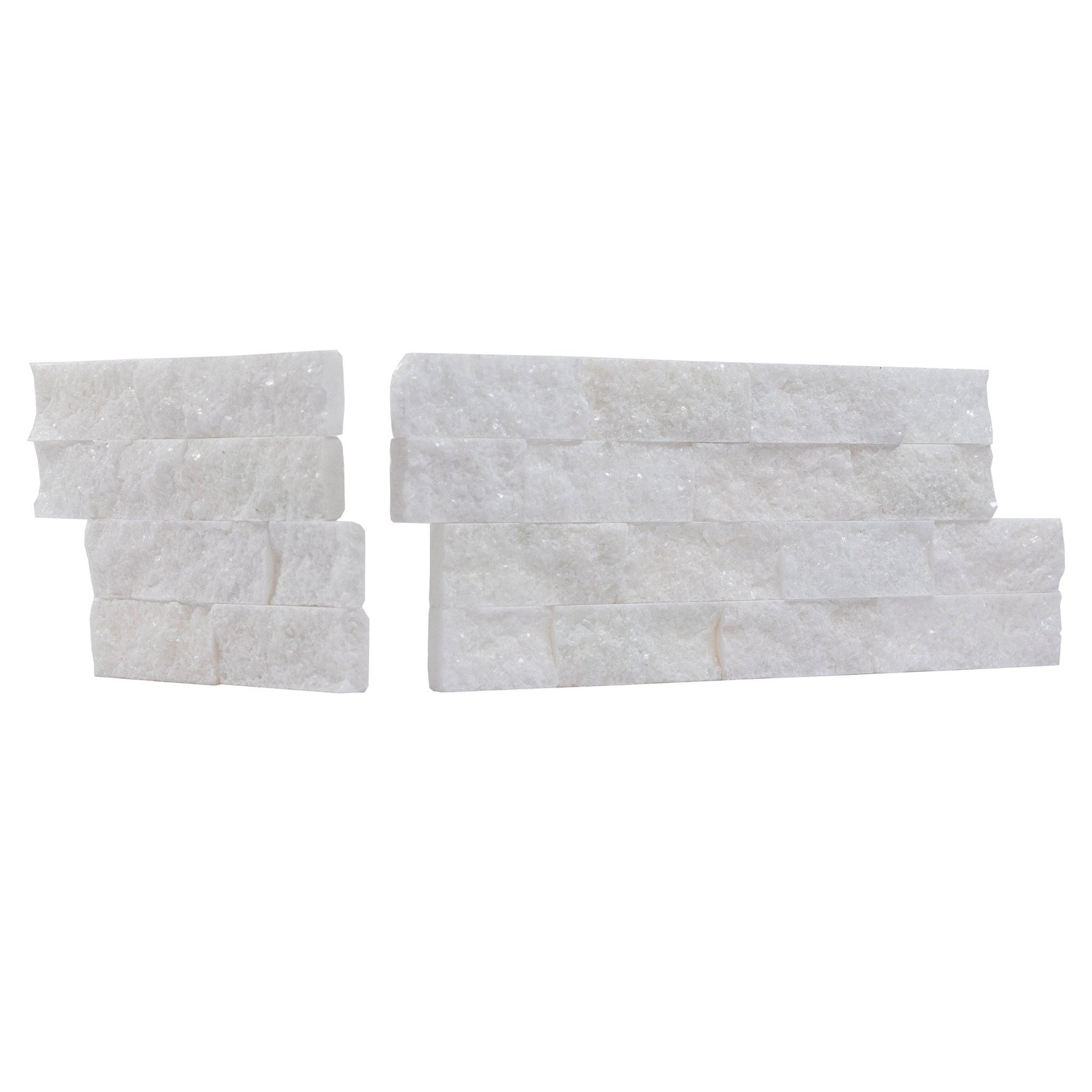 Glacier (Marble) - Stone Ledger Corners