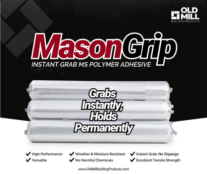 MasonGrip MS Polymer Adhesive: 20 oz. Sausage Tube - 