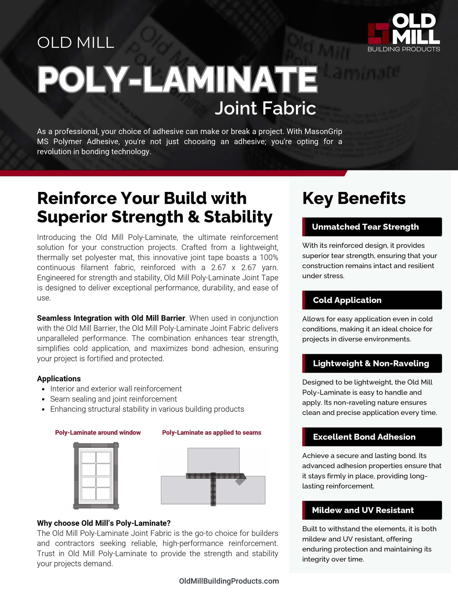 Old Mill Joint Fabric - 